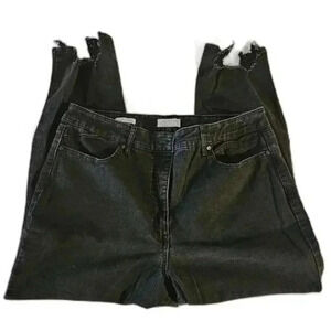 Sofia Vergara Adora Curvy Girlfriend Jeans - Size 16 - Black